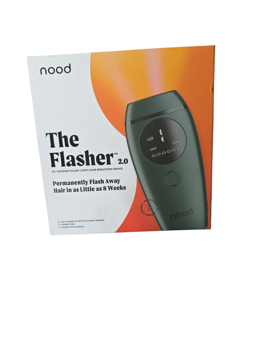 Nood The Flasher 2.0 IPL Permanent Hair Removal Device - NIB